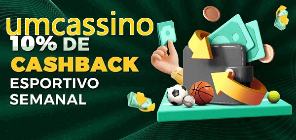 10% de bônus de cashback na umcassino